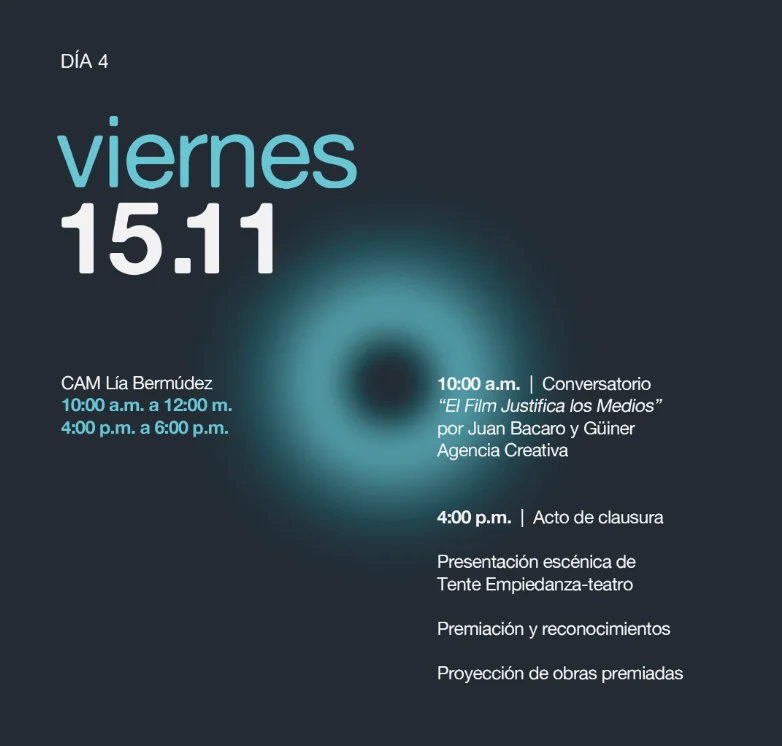 Programa Día 4 — Viernes 15 de Noviembre
