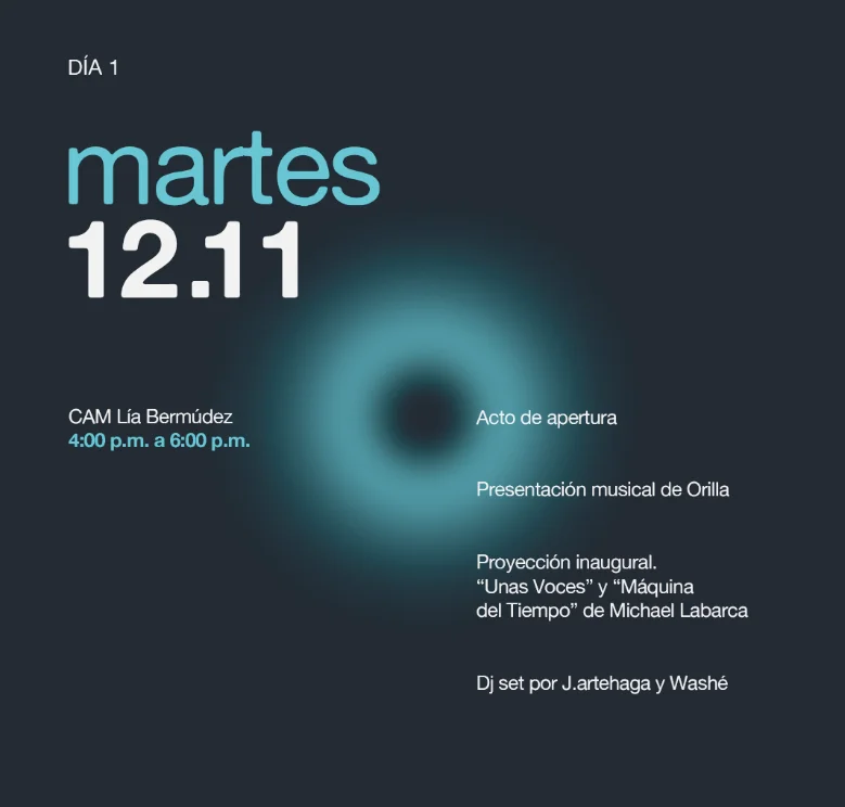 Programa Día 1 — Martes 12 de Noviembre