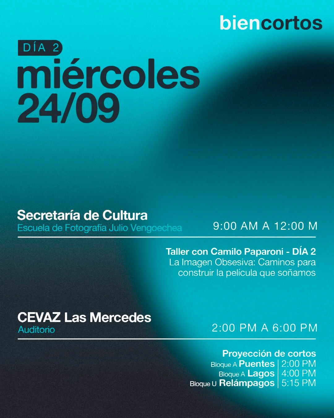 Programa Día 2 — Biencortos 2025