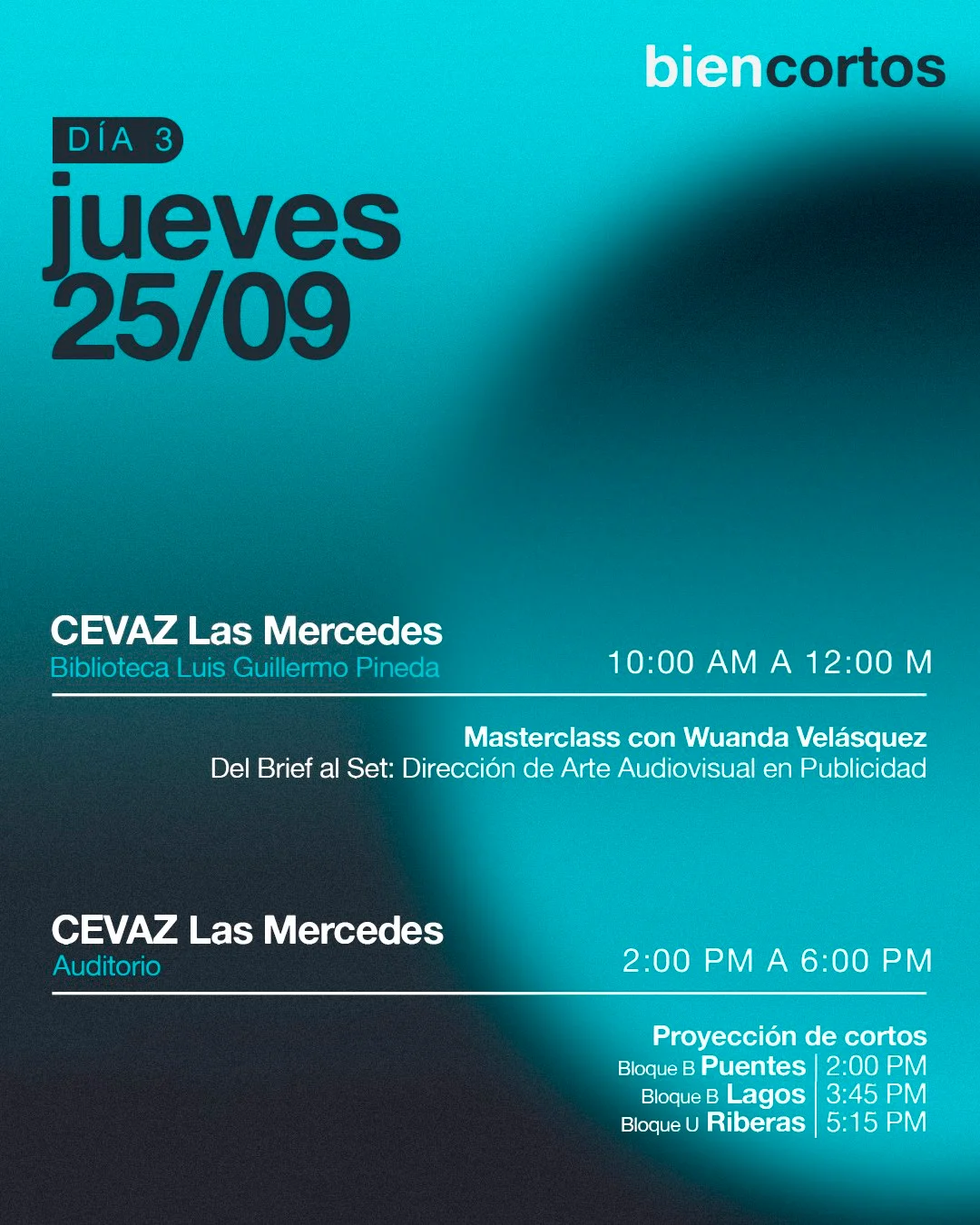 Programa Día 3 — Biencortos 2025