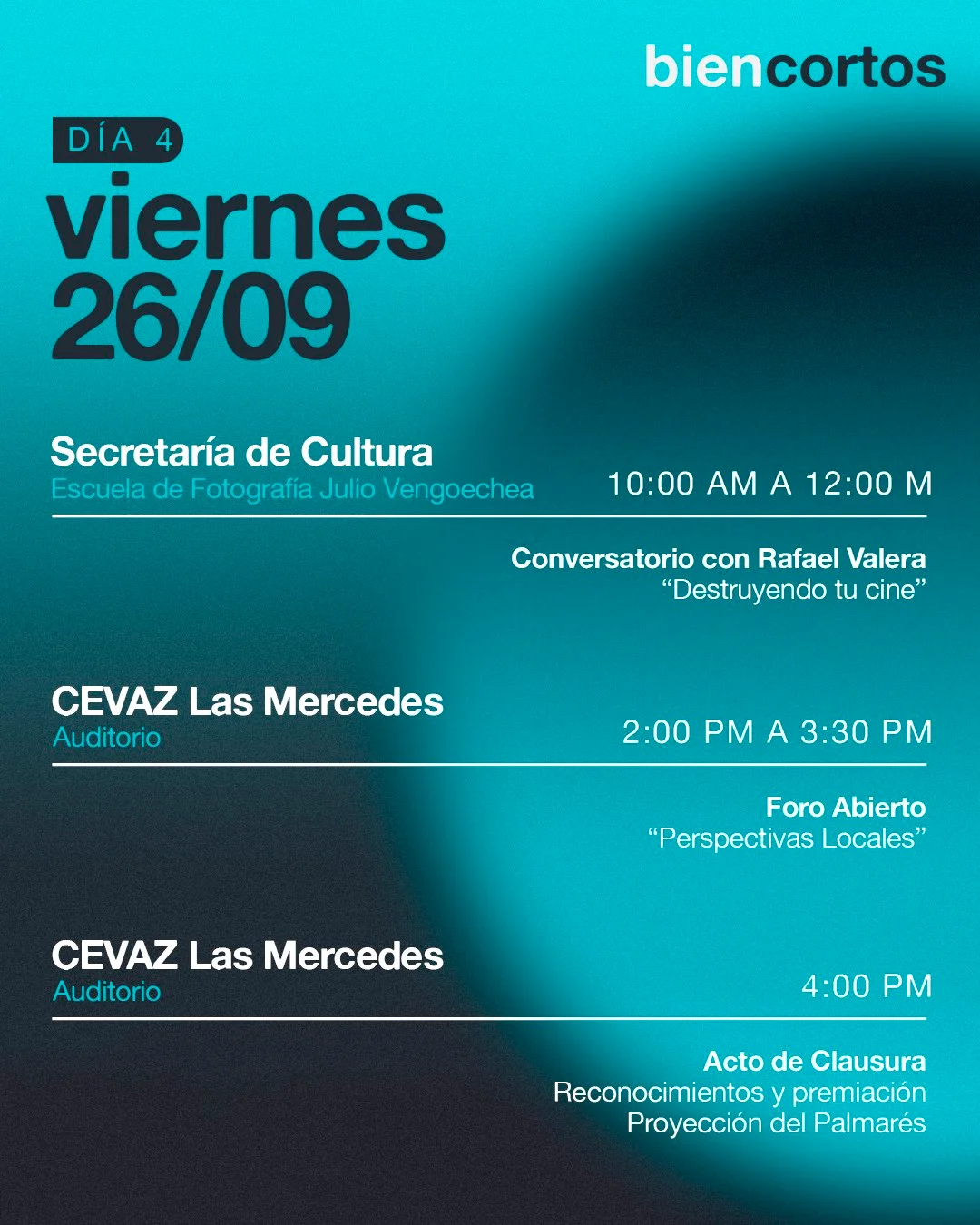 Programa Día 4 — Biencortos 2025