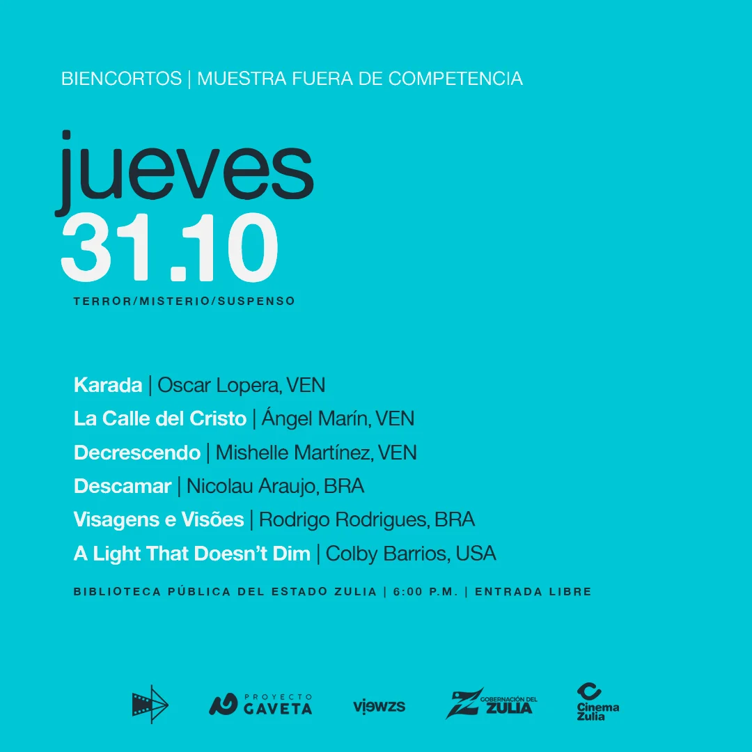 Muestra Biencortos 2024 — Jueves 31 de Octubre